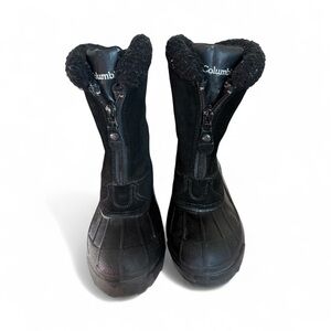 Columbia kids Black Insulated Winter Boots